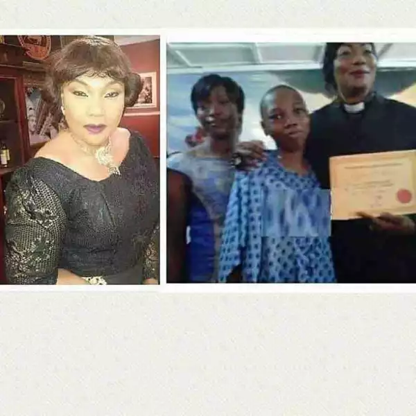 "He Has Gone To Be With The Lord" - Actress Eucharia Anunobi Confirms Death Of Her Only Child